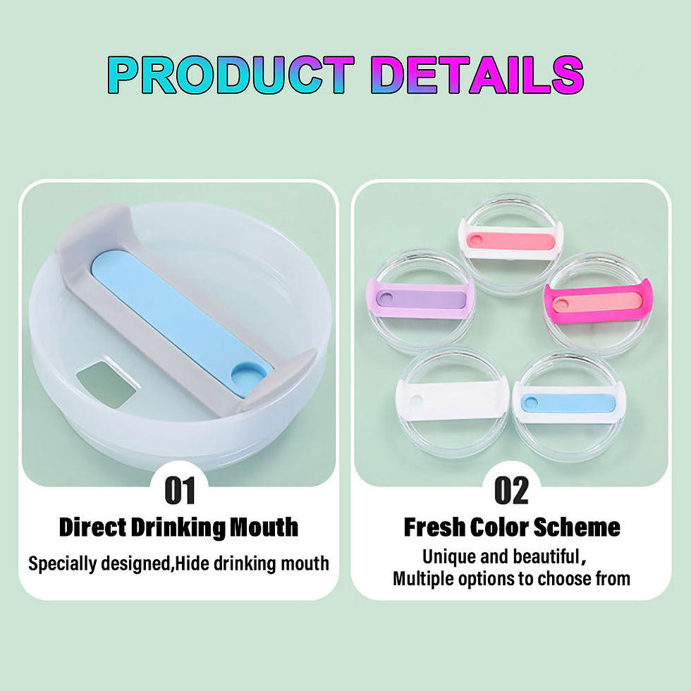 Thumbnail: 40oz Flip Straw Lid – Replacement Leakproof Silicone Lid for Stanley H2.0 Tumble