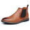 Thumbnail: Mens Retro Chelsea Boots Outdoor Casual Elastic Ankle Shoes