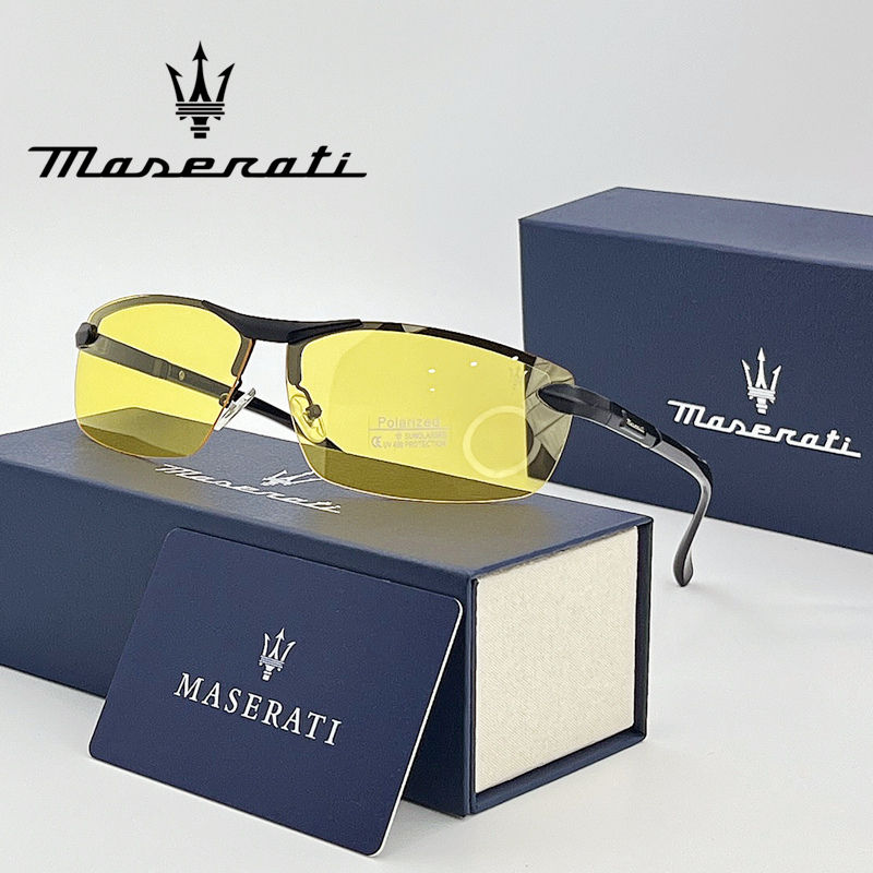 Thumbnail: MASERATI Luxury Sunglasses High End for Men Women Polarized UV400 Driving Glass