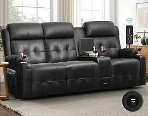 Thumbnail: 3-Seater Massage Recliner Sofa with Heavy Weight Capacity