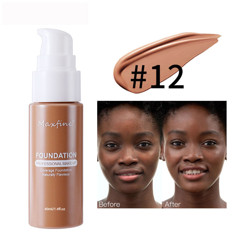 Thumbnail: 12 Shade Liquid Foundation with Long Lasting Oil Control and Hydrating Coverage