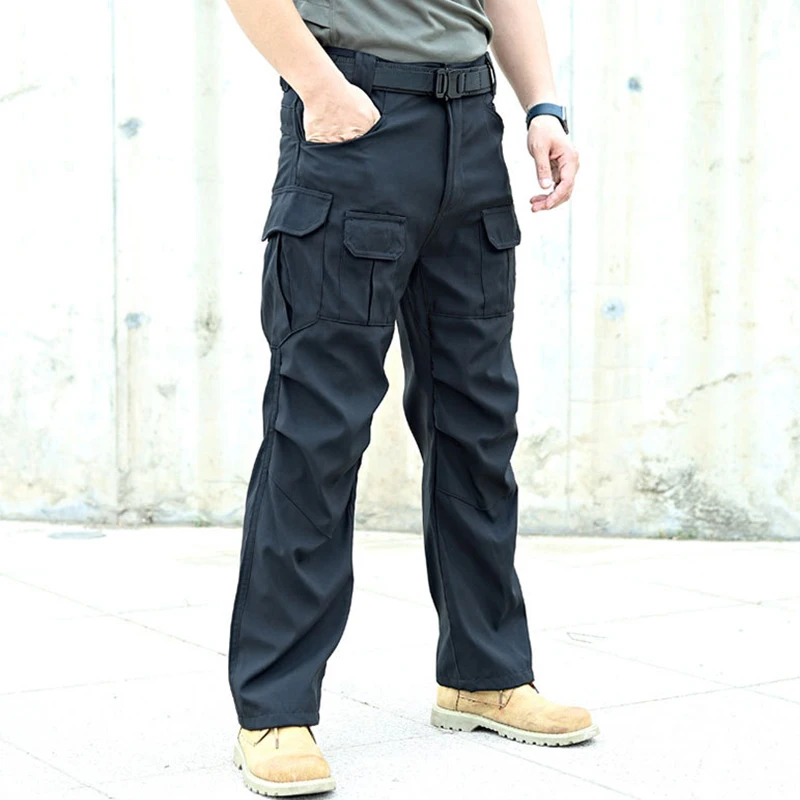 Thumbnail: Men's Tactical Cargo Pants – Multi-Pocket Combat Sweatpants for Spring & Autumn