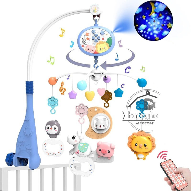 Thumbnail: Remote Control Musical Baby Crib Mobile with Lights & Projection