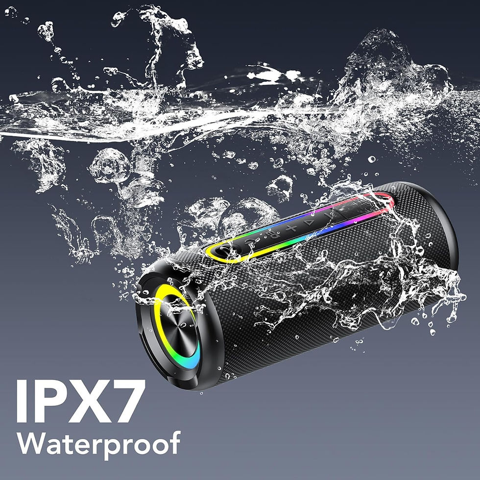 Thumbnail: 30W Portable Bluetooth Speaker with IPX7 Waterproof, Loud Stereo Bass, TWS & RGB