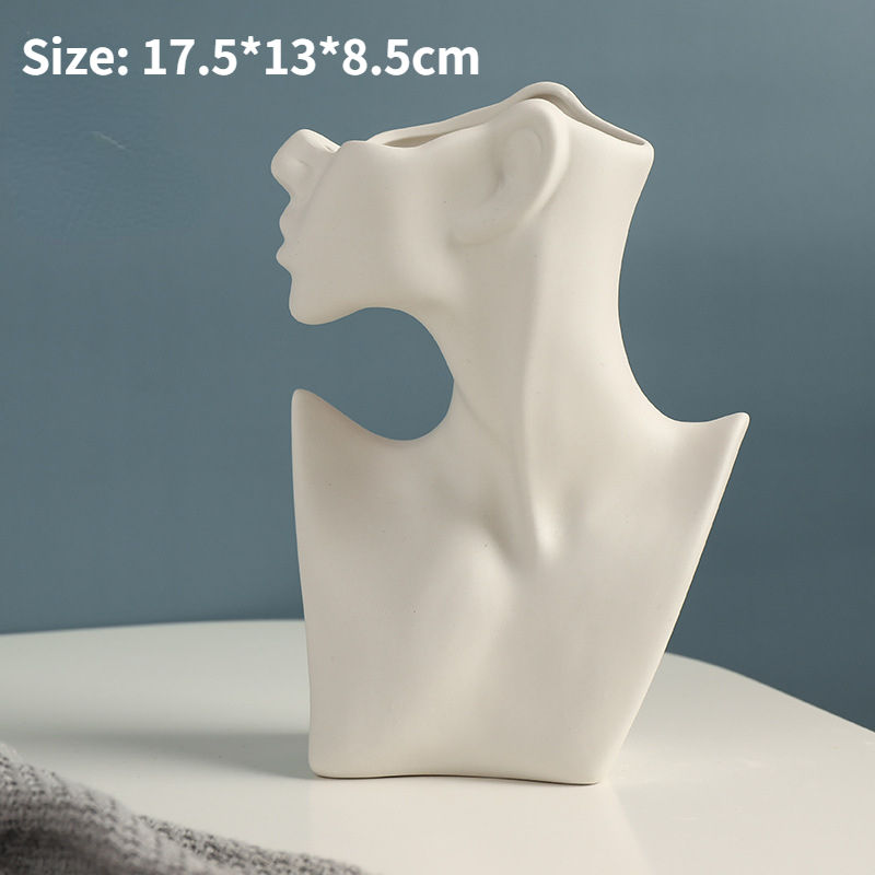 Thumbnail: Women Body Ceramic Vase – Nordic Modern Art Tabletop Home Decoration