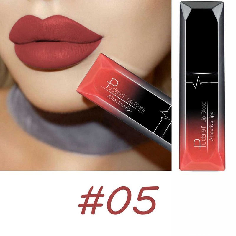 Thumbnail: Matte Liquid Lipstick and Lipgloss Set 17 Colors Long Lasting Sexy Finish