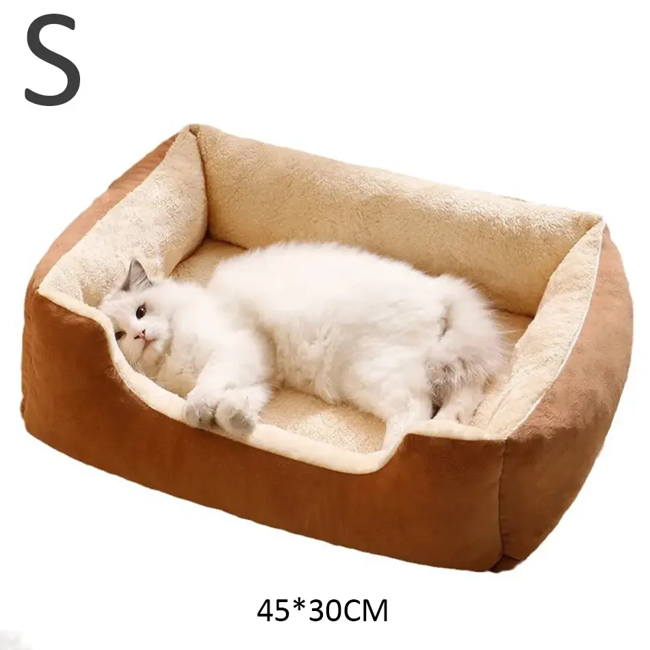 Thumbnail: Plush Cat & Small Dog Bed Cushion