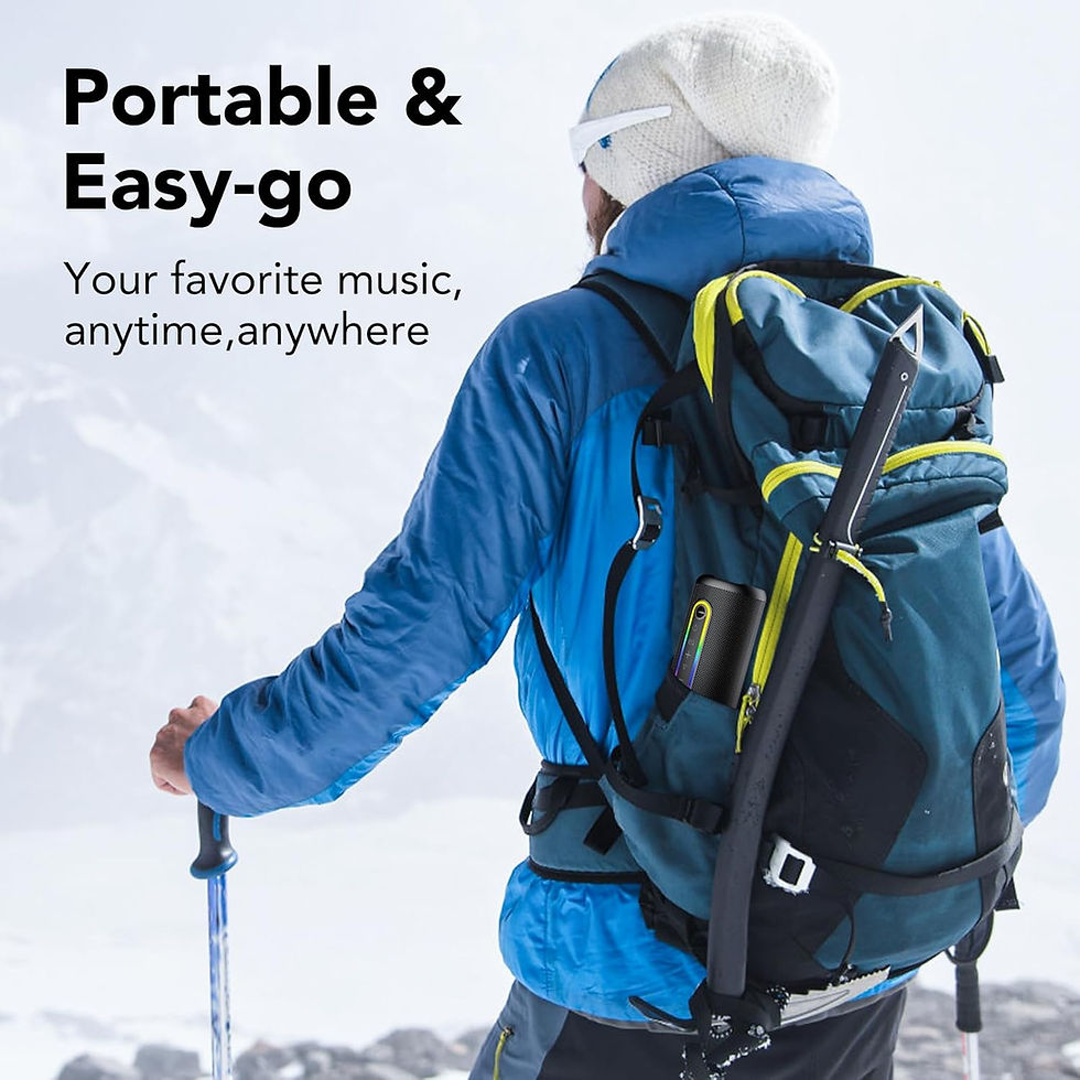 Thumbnail: 30W Portable Bluetooth Speaker with IPX7 Waterproof, Loud Stereo Bass, TWS & RGB