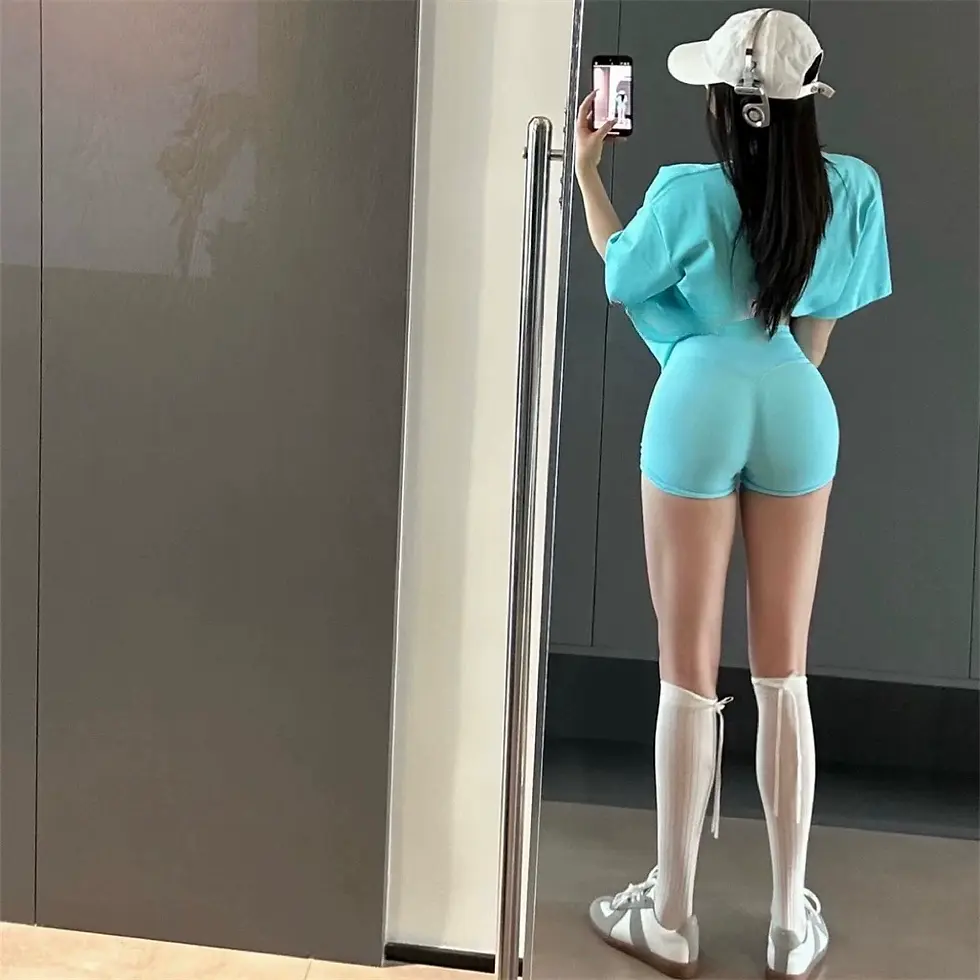 Thumbnail: High Waist Bum Lift Shorts for Women Fitness & Running