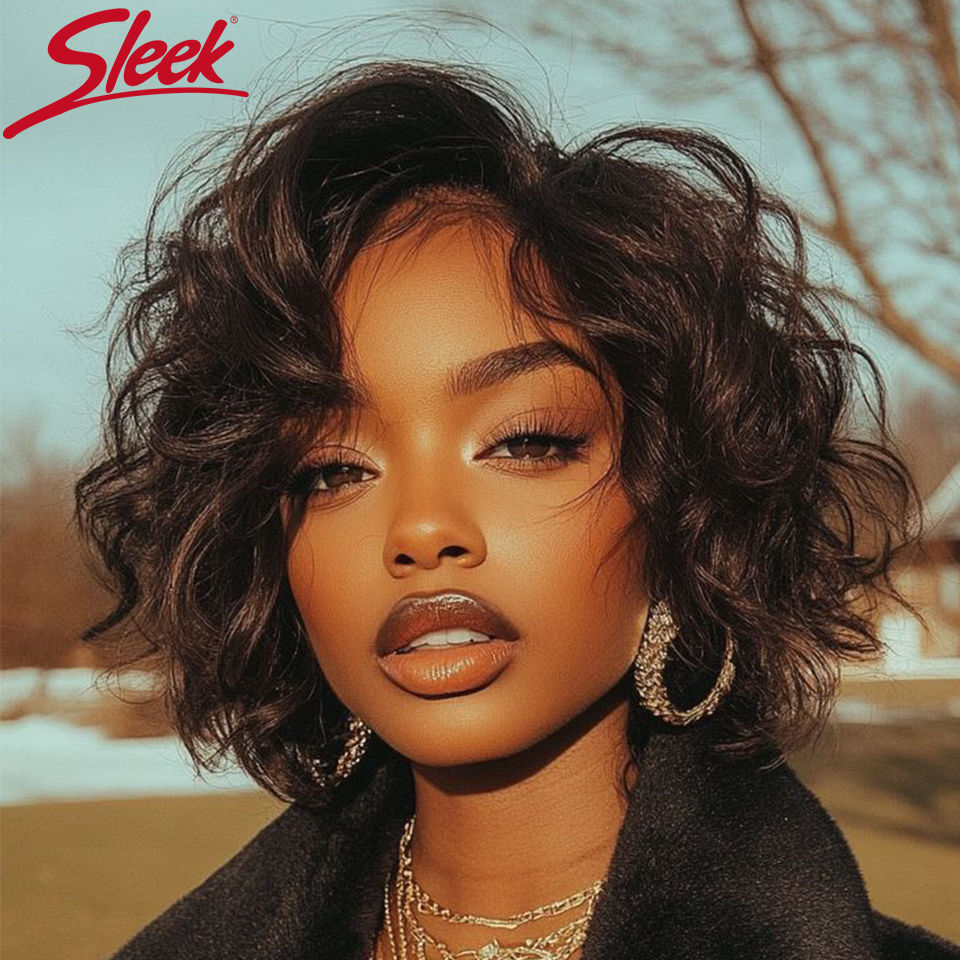Short Bob Body Wave Lace Front Indian Remy Human Hair Wig