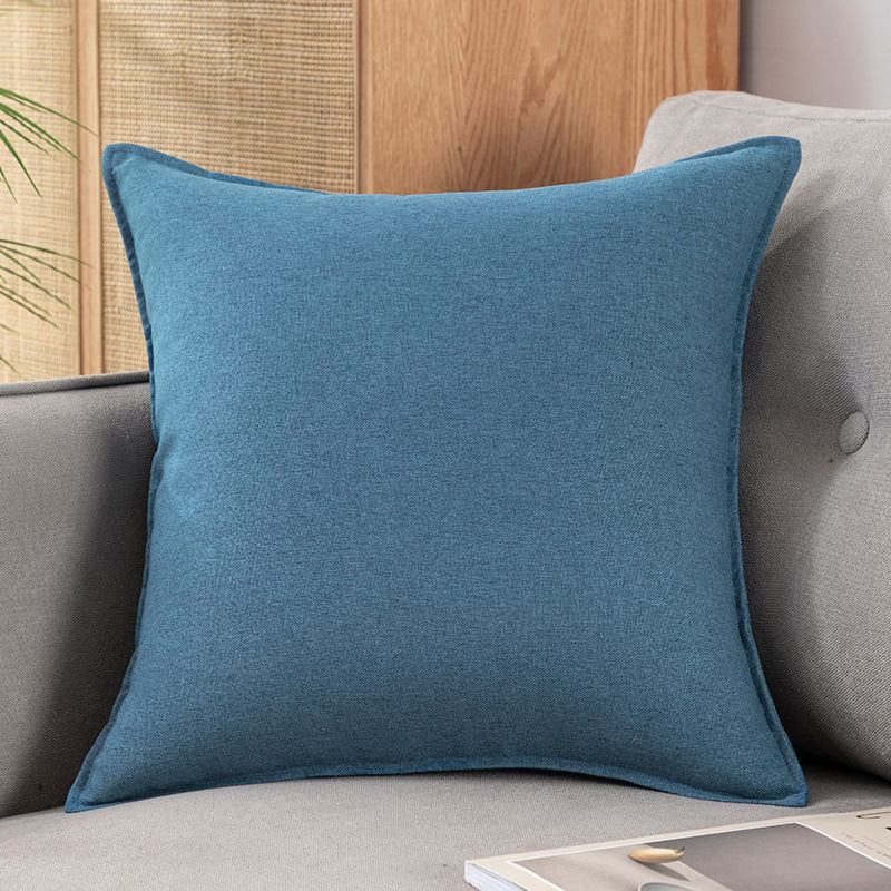 Thumbnail: Solid Thickened Farmhouse Cushion Cover Decorative Pillowcase