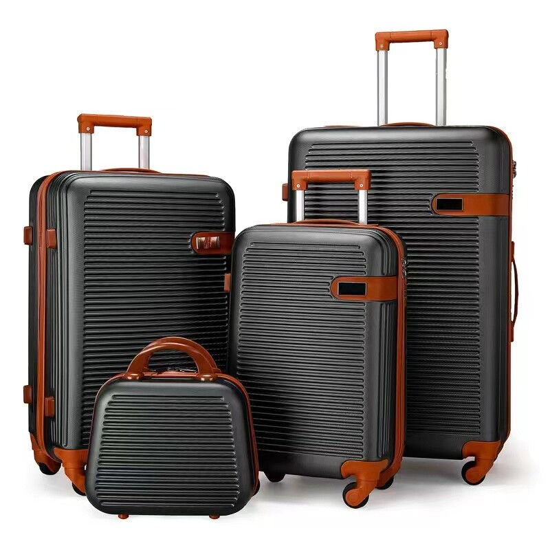 Thumbnail: 4 Piece ABS Spinner Luggage Set with TSA Lock – 28" Travel Suitcases