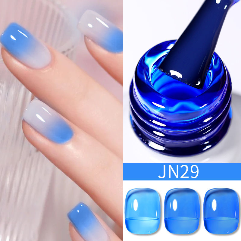 Thumbnail: 10ml Blood Red Jelly Gel Nail Polish Halloween Nail Art Gel for DIY Use