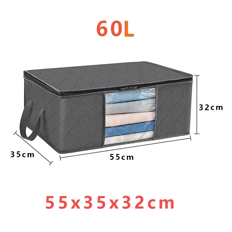 Thumbnail: Large Capacity Foldable Blanket Storage Bag