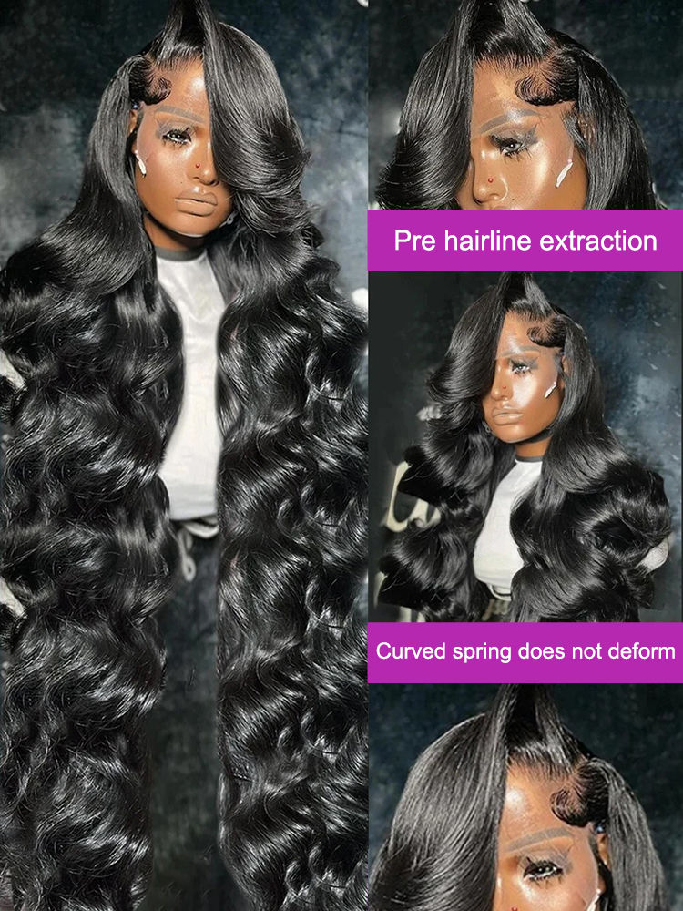 Thumbnail: Body Wave HD Lace Frontal Wig – 40–50 Inch Brazilian Human Hair