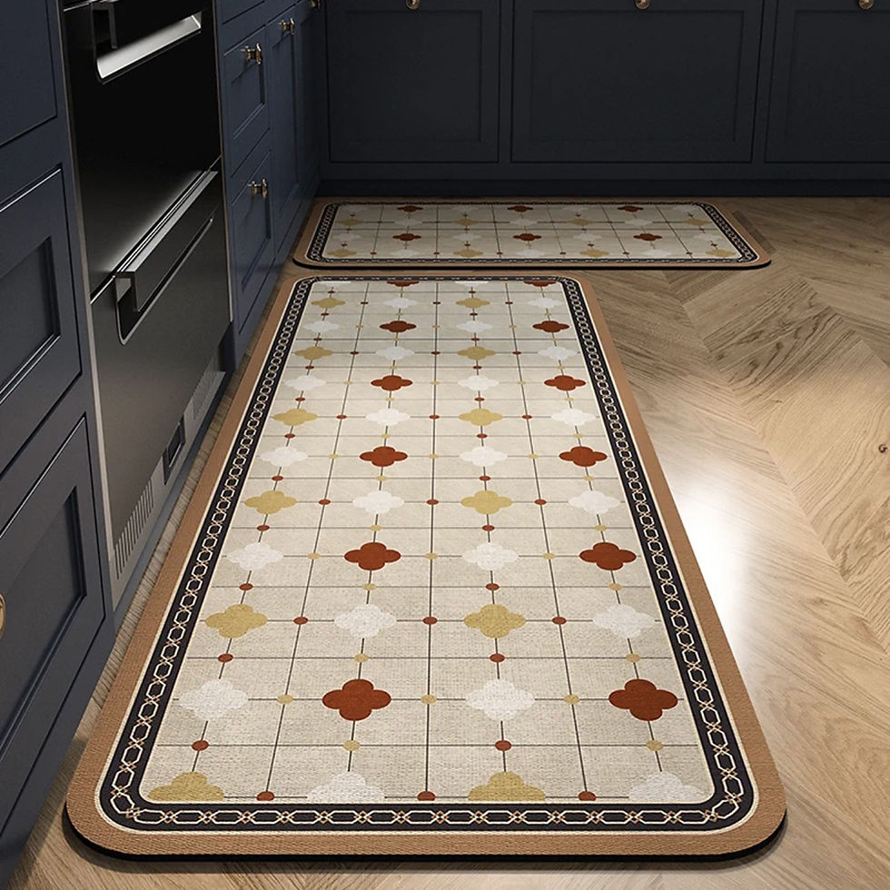 Thumbnail: Absorbent Non-Slip Kitchen Rug Long Hallway Area Mat