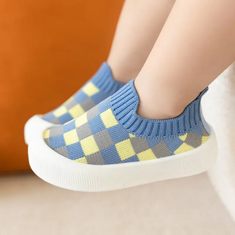 Thumbnail: Slip On First Walker Shoes for Toddlers Boys Girls Non Slip Autumn Spring