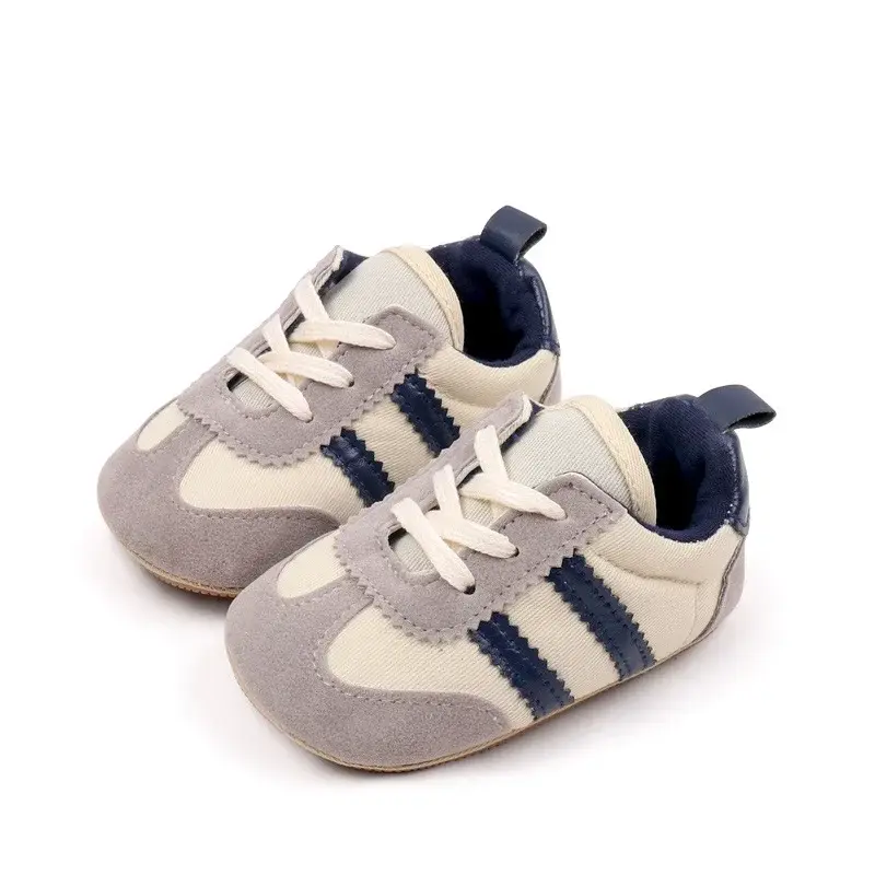Thumbnail: Baby First Walkers Canvas Sneakers Soft Sole Casual Shoes for Boys and Girls