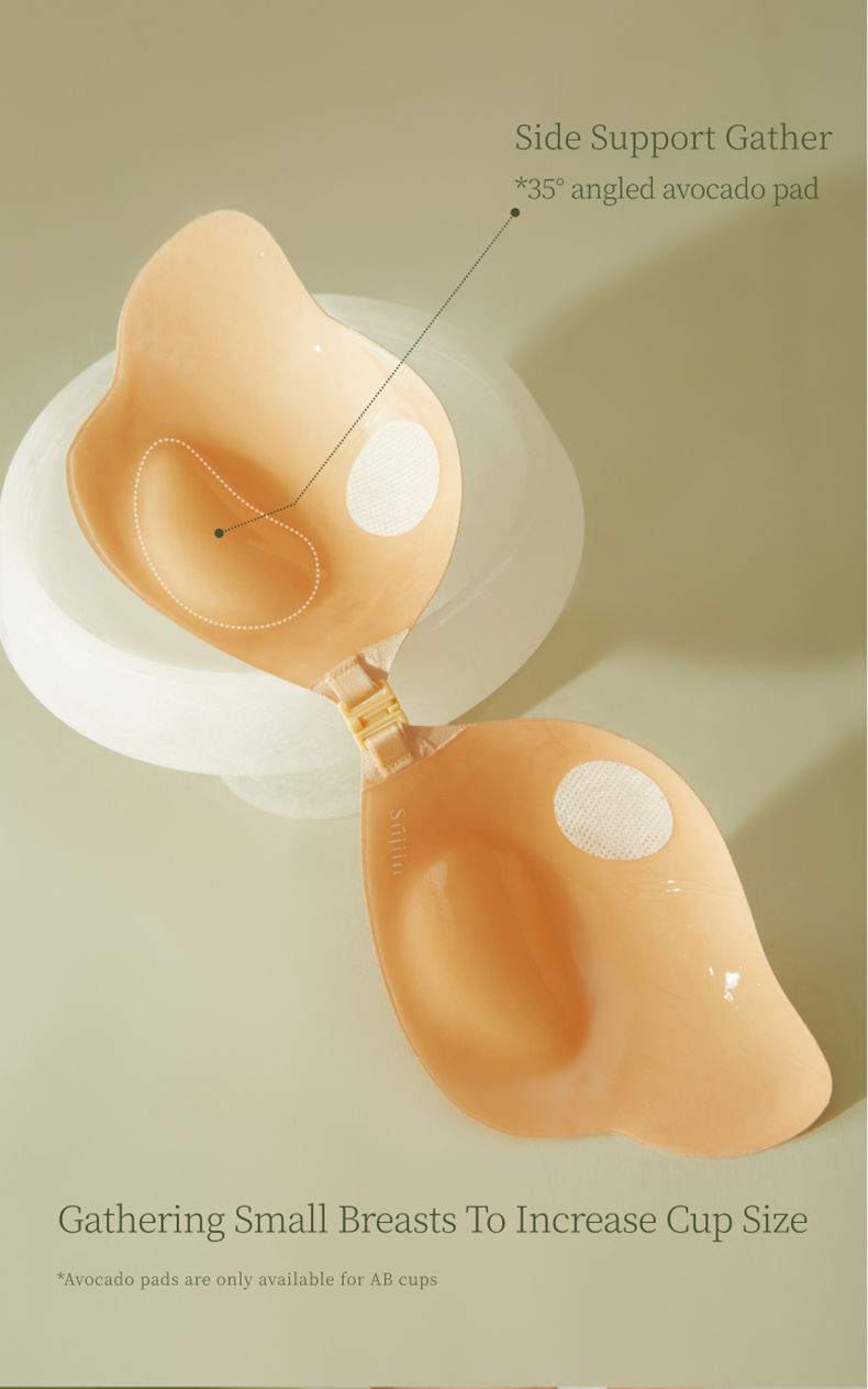Thumbnail: Adhesive Nipple Covers for Women Push Up Strapless Thin Sticky Bra