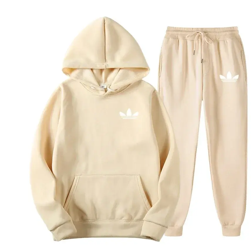 Thumbnail: Men’s Fleece Hooded Tracksuit Set for Jogging & Casual Wear