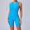 Thumbnail: Seamless Yoga Jumpsuit with Hip Lifting Design and Hollow Back for Women Fitness