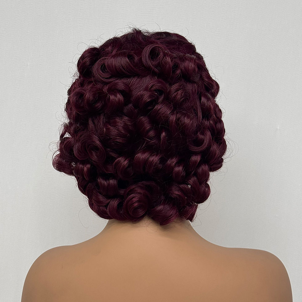 Thumbnail: Short Bouncy Pixie Wig with 4x4 Lace Closure – Brazilian Hair