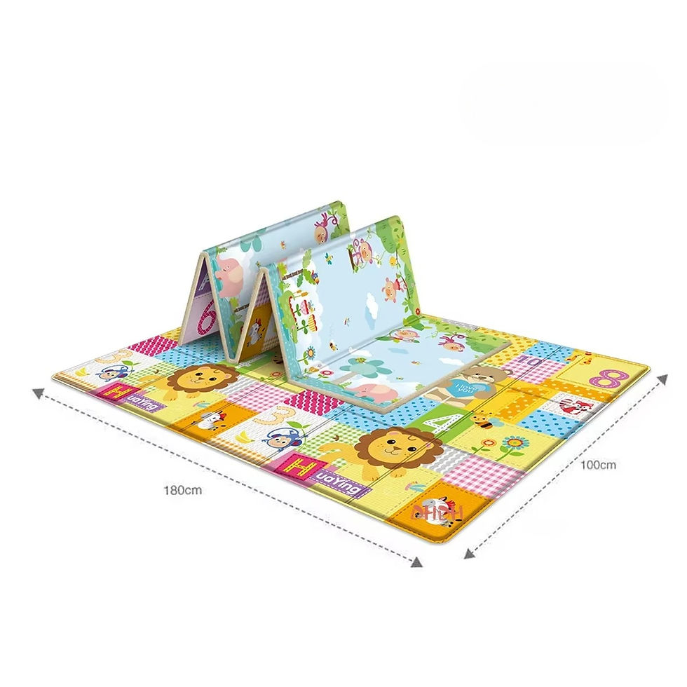 Thumbnail: Foldable Baby Play Mat – Double-Sided Non-Slip Foam Activity Rug (180×100 cm)