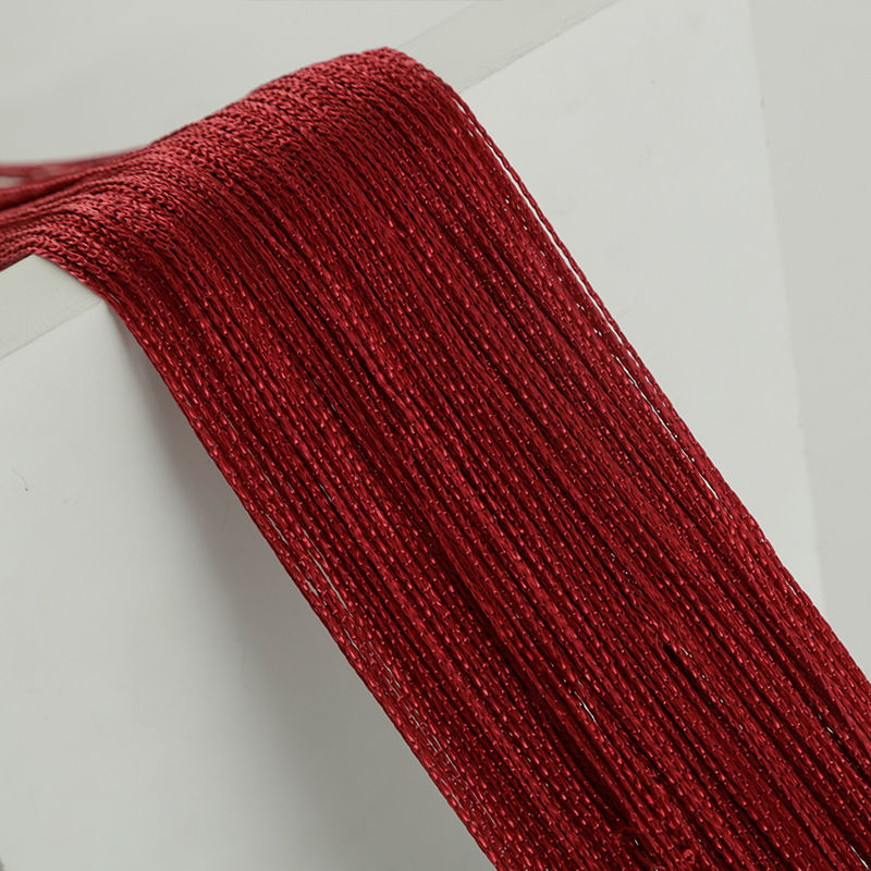 Thumbnail: Multi-Color Linear Silk Thread Curtain for Living Room Wedding