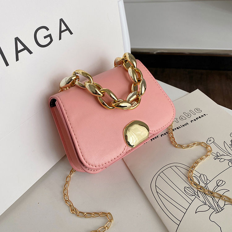 Thumbnail: Vegan PU Leather Designer Shoulder Tote Purse Women Handbags with Chain