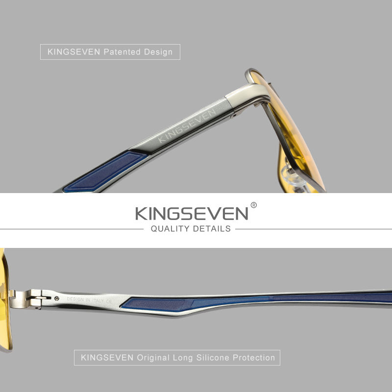 Thumbnail: Polarized Square Large Frame Sunglasses for Men Driving and Casual