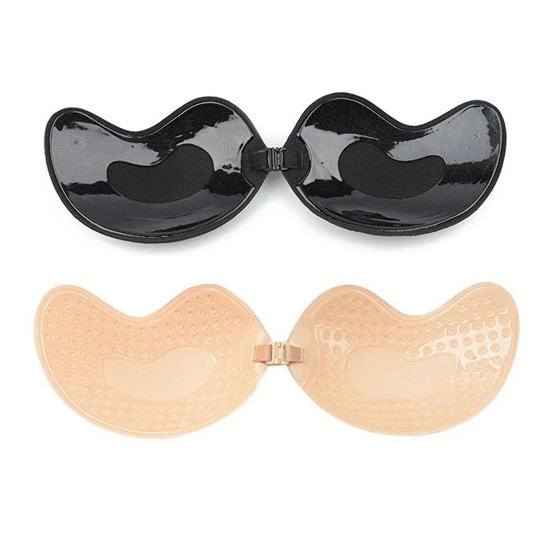 Thumbnail: Reusable Self-Adhesive Nipple Cover Pasties Natural Color for Women