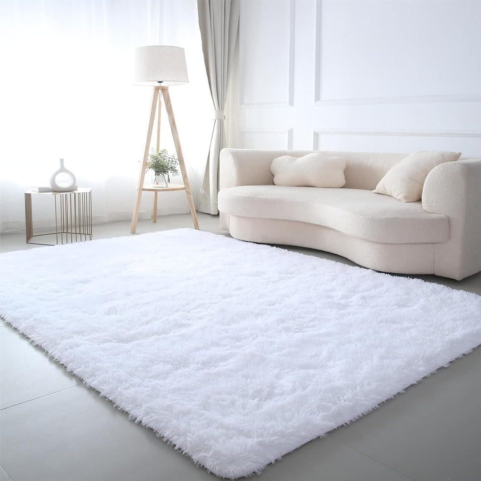 Thumbnail: Fluffy Area Rug – Soft Bedroom & Living Room Carpet for Kids