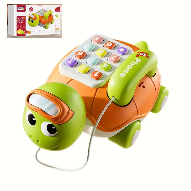 Thumbnail: Musical Turtle Crawling Baby Toy with Interactive Piano & Phone