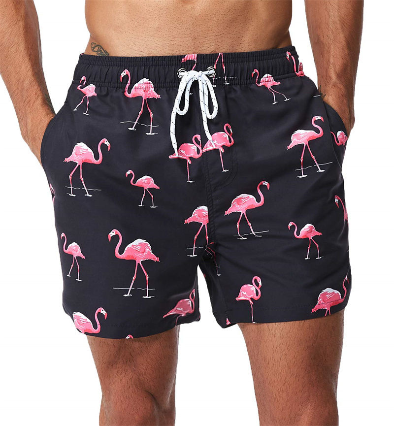 Thumbnail: Men's 3D Print Beach Shorts – Casual Summer Swimwear
