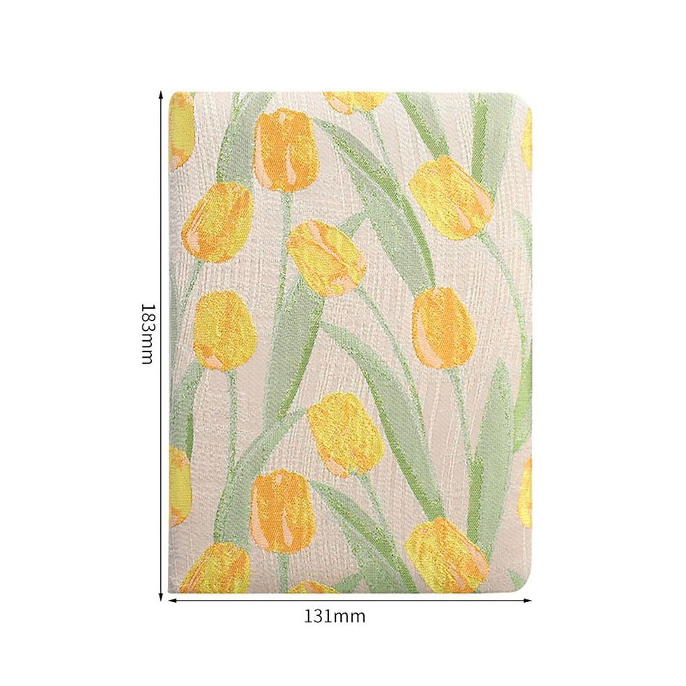 Thumbnail: Vintage Embroidered Notebook – Matte Finish Cotton Cloth Cover Stylish Printed