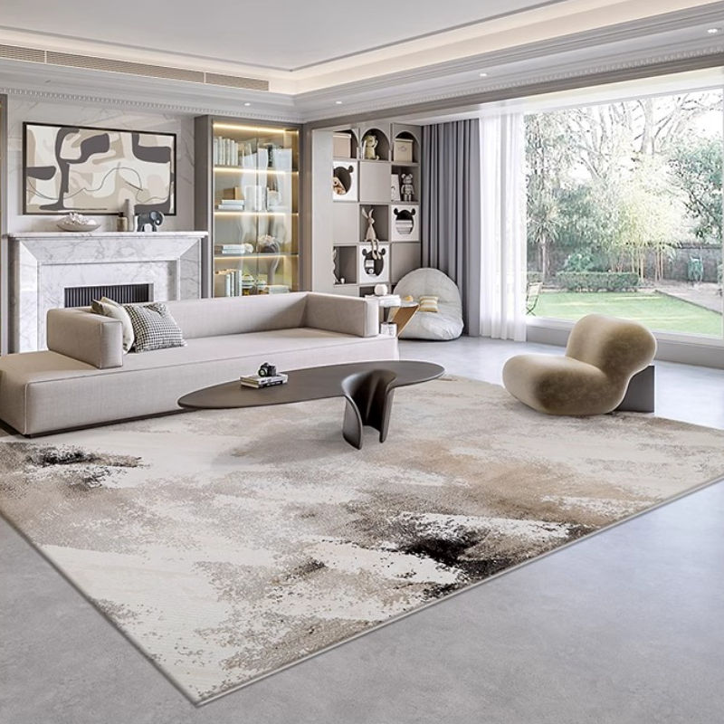 Large Nordic Plush Carpet – Thick Washable Rug for Bedroom & Living Room