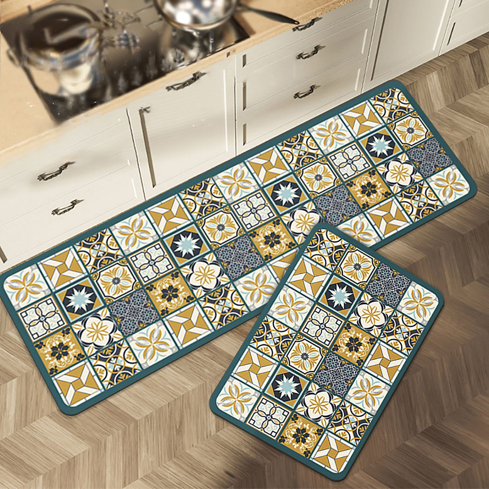 Thumbnail: Absorbent Non-Slip Kitchen Rug Long Hallway Area Mat