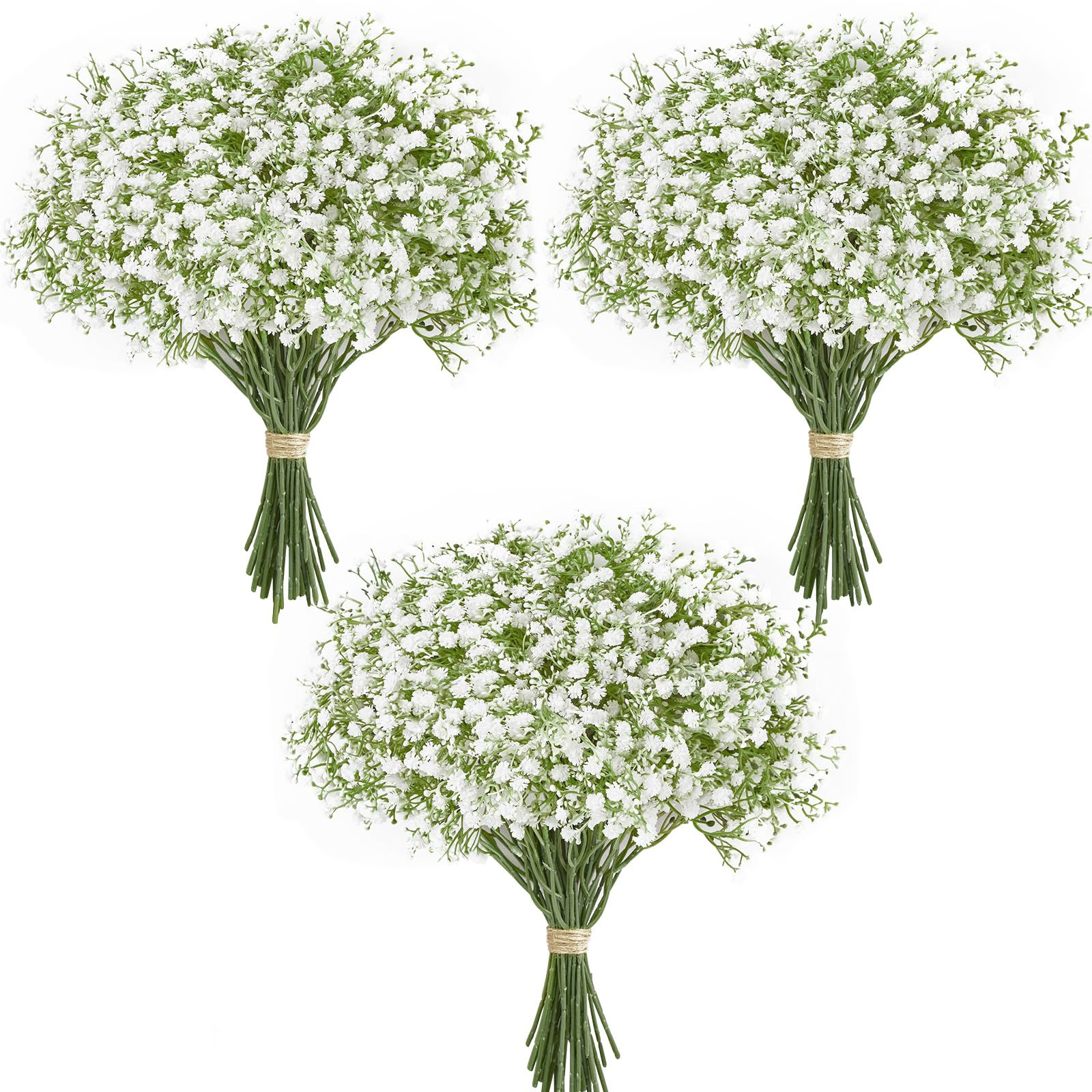 10/15pcs Artificial Baby’s Breath Gypsophila – Wedding & Party Decor