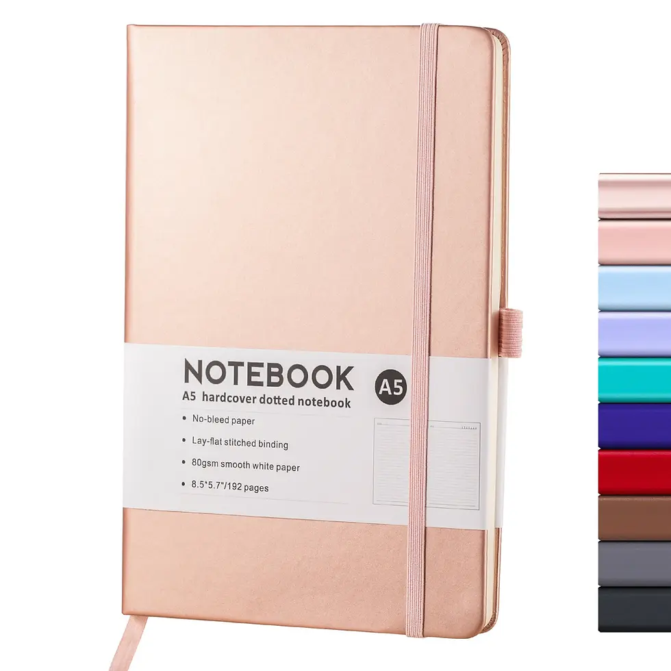 Thumbnail: A5 PU Leather Sketchbook with Strap and A6 Notebook for Journals and Stationery