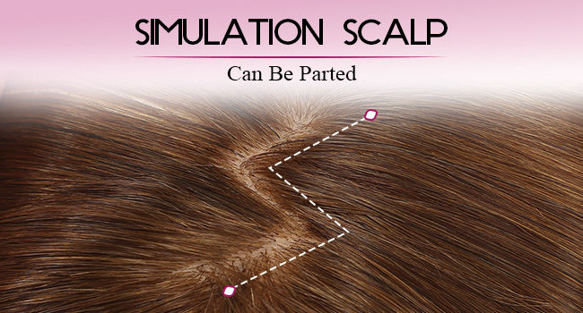 Thumbnail: HAIRCUBE Clip-In Human Hair Bangs – Auburn & Chestnut Brown, 360° Top Coverage