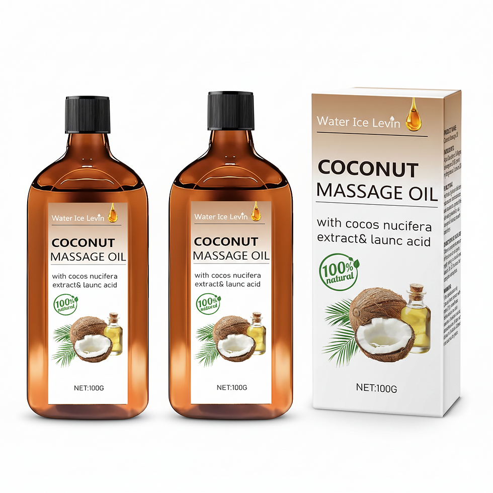 Thumbnail: Water Ice Levin 100ML Natural Coconut & Lemongrass Massage Oil