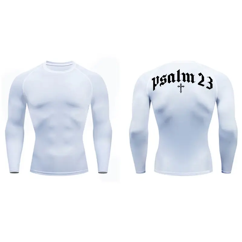 Thumbnail: Psalm 23 Men’s Quick-Dry Sports T-Shirt – Faith-Inspired Gym & Workout Top