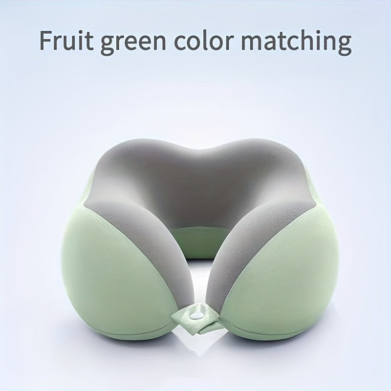 Thumbnail: Memory Foam U-Shaped Neck Pillow with Storage Bag