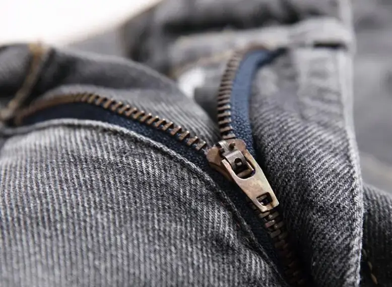 Thumbnail: Men’s Ripped Slim Baggy Stacked Denim Jeans