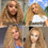 Thumbnail: Honey Blonde Deep Wave Wig – 13x6 Transparent Swiss Lace, Brazilian Hair