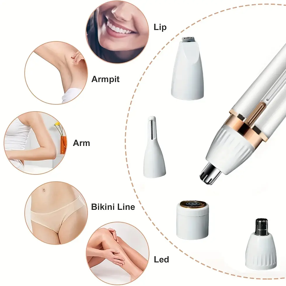 Thumbnail: KEMOKO 4-in-1 Electric Epilator & Shaver – Full Body Hair Removal