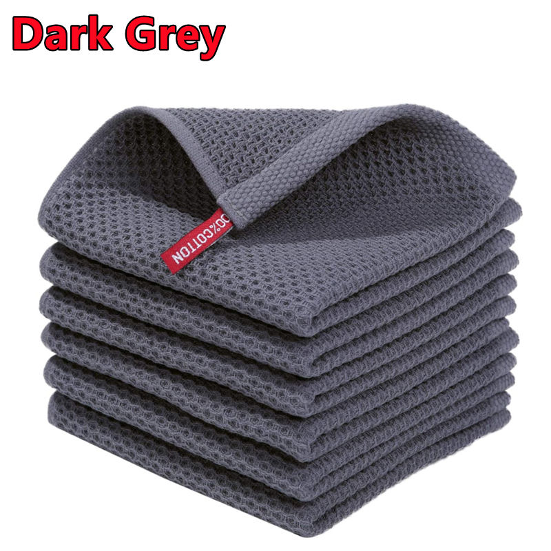 Thumbnail: Ultra Soft 100% Cotton Dishcloth – Absorbent Knit Kitchen Cleaning Towel