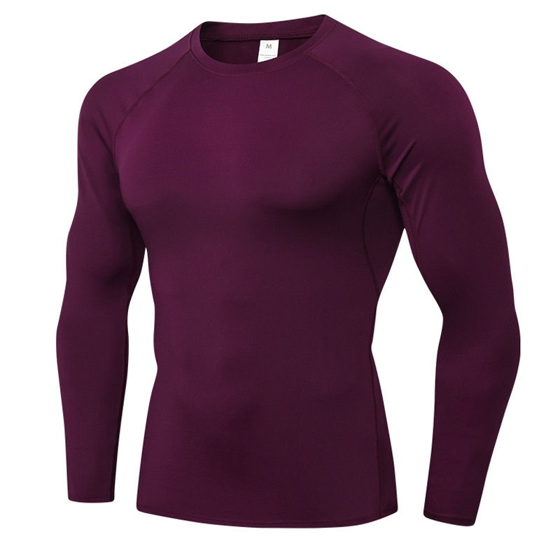 Thumbnail: Men’s Long Sleeve Compression Workout Cool‑Dry Gym Top
