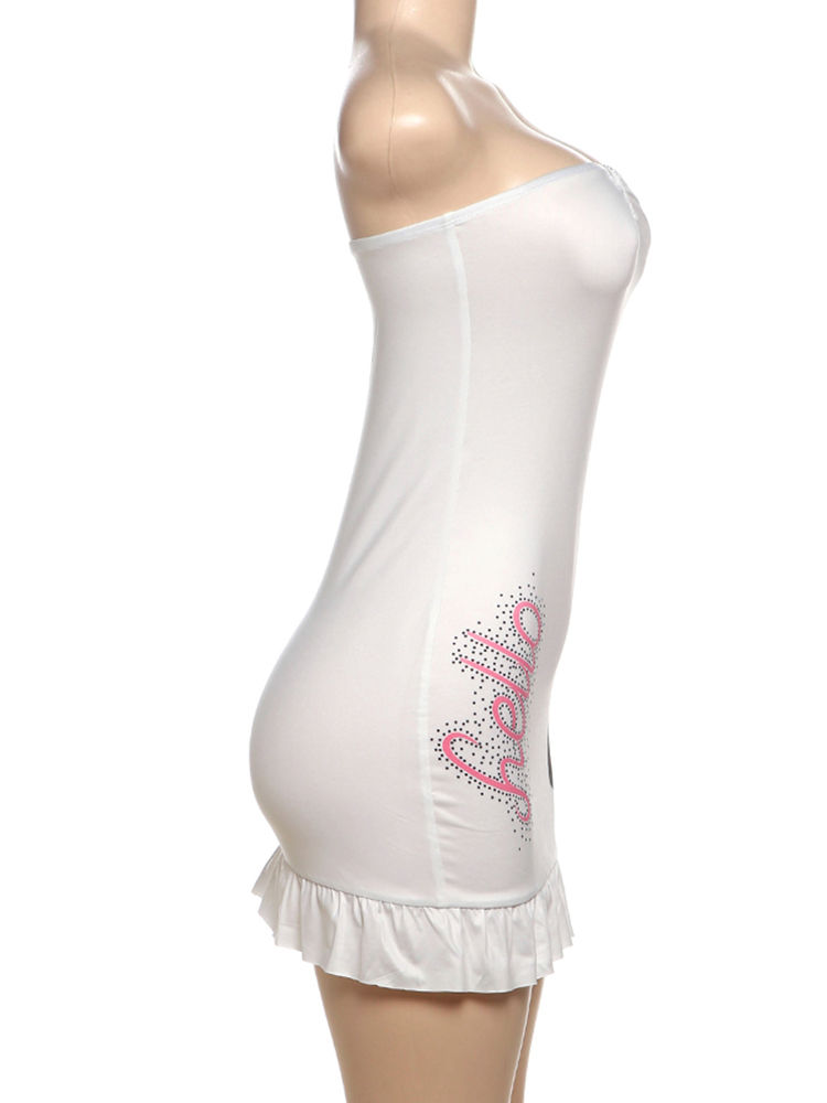Thumbnail: Metal Hearts Strapless Mini Dress