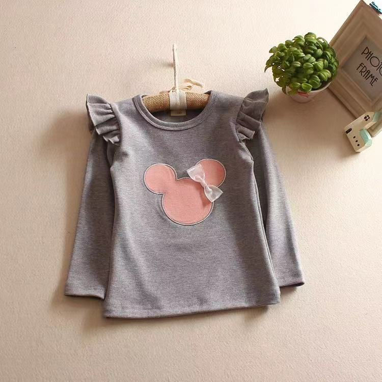 Thumbnail: Disney Fashion Baby Girls Long Sleeve Cat Shirt – Spring & Summer Blouse
